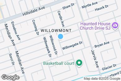 Map image of the property - 1543 Willowbrook Dr