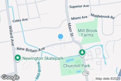 Map image of the property - 34 New Britain Ave