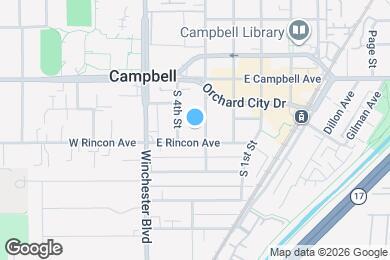 Map image of the property - 117 E Rincon Ave