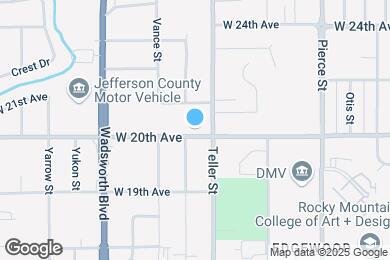 Map image of the property - 7225 W 20th Ave