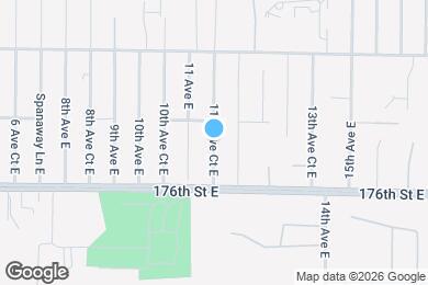 Map image of the property - 17417 11th Ave Ct E