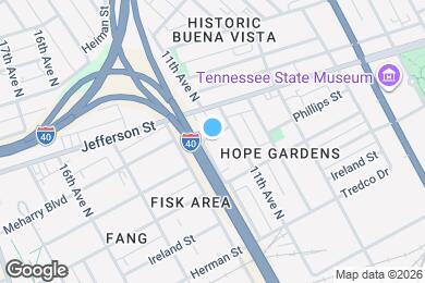 Map image of the property - 1109 Meharry Blvd