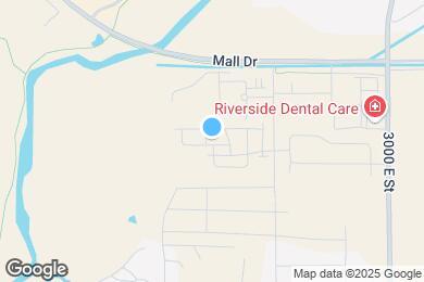Map image of the property - 2671 E Wake Forest Ln