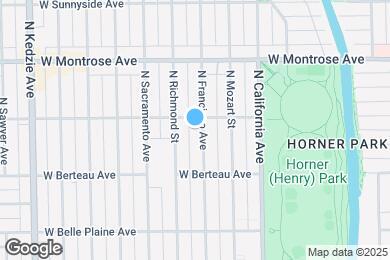 Map image of the property - 4246 N Francisco Ave