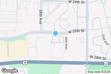 Map image of the property - 3660 W 25th St