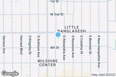 Map image of the property - 318 S Mariposa Ave