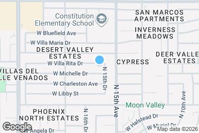 Map image of the property - 1531 W Villa Rita Dr