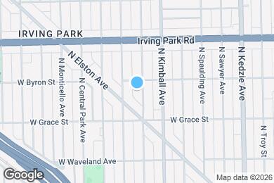 Map image of the property - 3842 N Bernard St