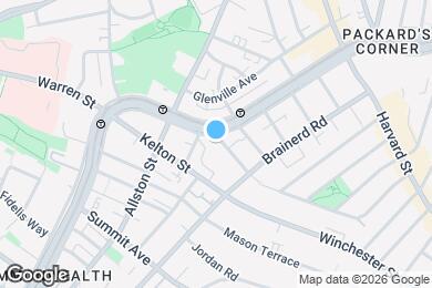 Map image of the property - 1350 Comm.Ave. Unit 8