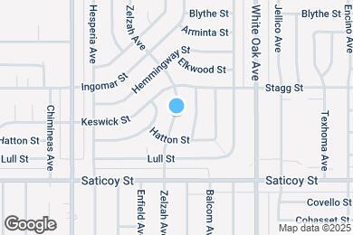 Map image of the property - 7726 Zelzah Ave