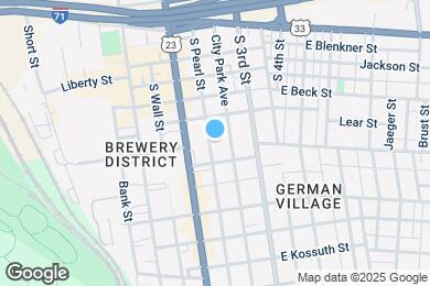 Map image of the property - 636 S Pearl St