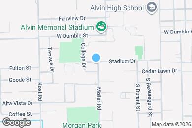 Map image of the property - 1301 Stadium Dr