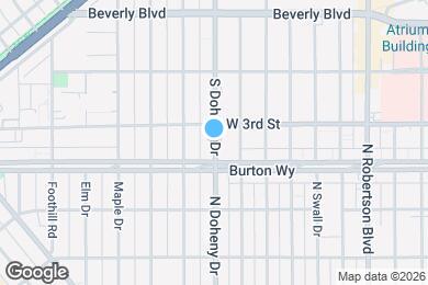 Map image of the property - 467 S Arnaz Dr