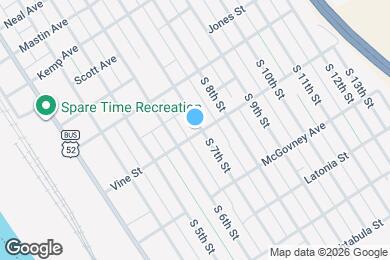 Map image of the property - 2442 S 7th St