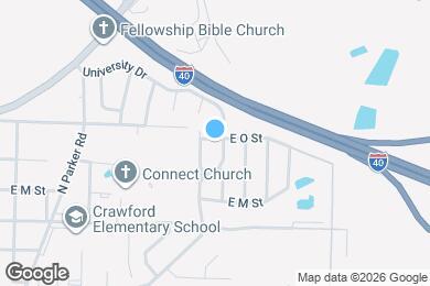 Map image of the property - 1414 E O St