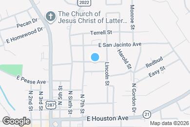 Map image of the property - 705 Runnels Ave