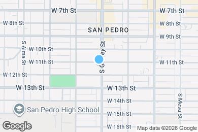 Map image of the property - 1107 S Gaffey St
