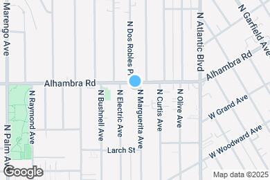 Map image of the property - 521 N Marguerita Ave