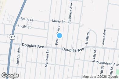 Map image of the property - 1317 Pennock Ave