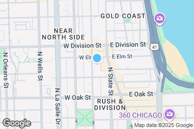 Map image of the property - 1127 N Dearborn St