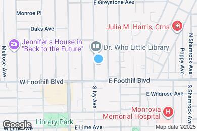 Map image of the property - 130 N Ivy Ave