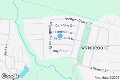 Map image of the property - 10477 Secretariat Dr