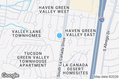Map image of the property - 484 S La Canada Dr