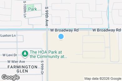 Map image of the property - 9829 W Parkway Dr