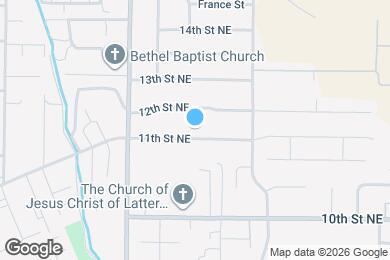 Map image of the property - 711 11th St NE