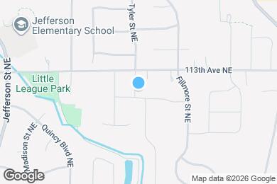 Map image of the property - 923 112th Ln NE
