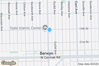 Map image of the property - 1915 Oak Park Ave