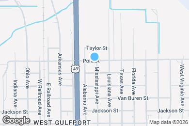 Map image of the property - 8379 Mississippi St