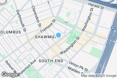Map image of the property - 277 Shawmut Ave