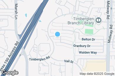 Map image of the property - 3616 Sam Rayburn Trail