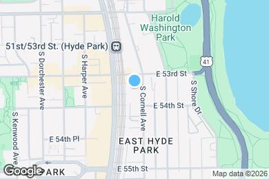 Map image of the property - 5320 S Cornell Ave