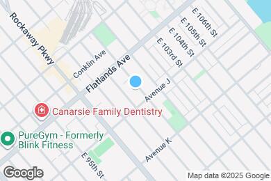 Map image of the property - 964 East 100th Street