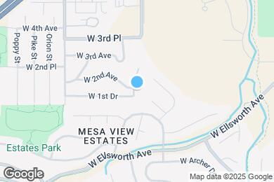Map image of the property - 15646 W 1st Dr