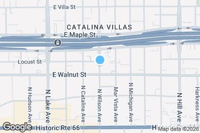 Map image of the property - 242 N Wilson Ave