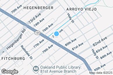 Map image of the property - 1428 78th Ave