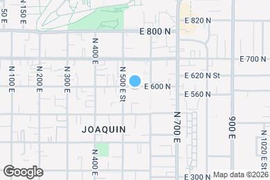 Map image of the property - 544 E 600 N