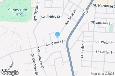 Map image of the property - 555 SW State St