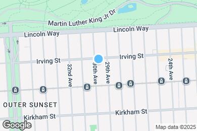 Map image of the property - 1322 30th Ave