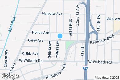 Map image of the property - 1163 Carey Ave