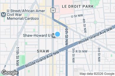 Map image of the property - 635 S St NW