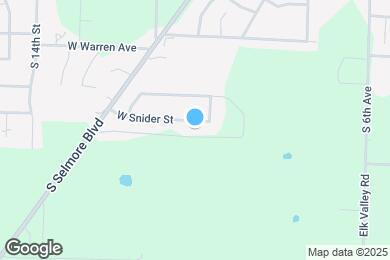 Map image of the property - 706 W Snider St