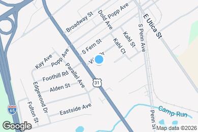 Map image of the property - 343 Villa Dr
