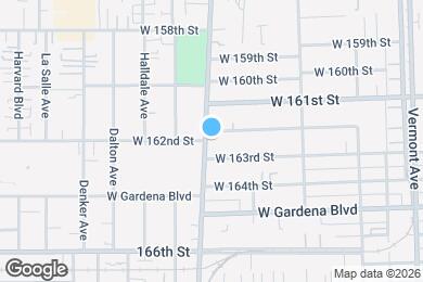 Map image of the property - 1350 W 162nd St