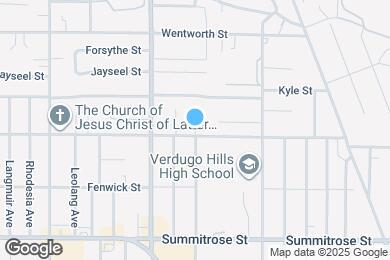 Map image of the property - 10713 Irma Ave