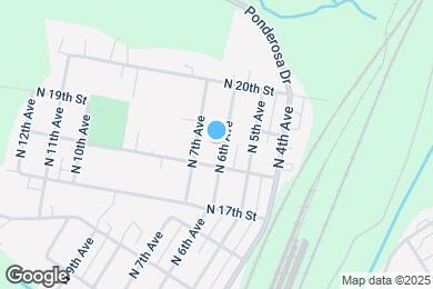 Map image of the property - 1815 N 6th Ave