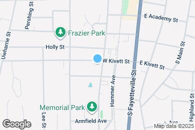 Map image of the property - 305 W Kivett St